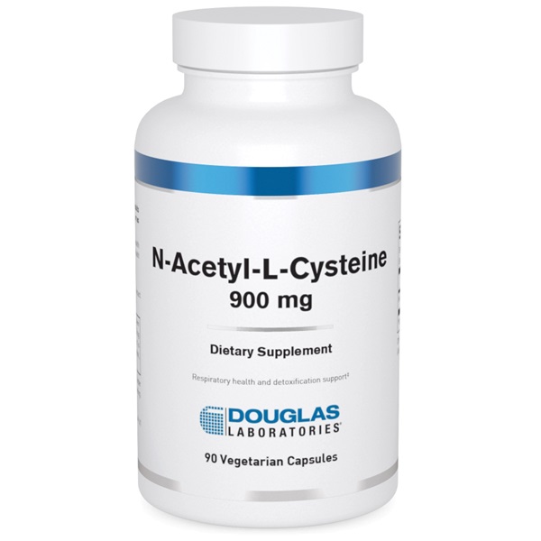 Ацетилцистеїн Douglas Laboratories N-Acetyl-L-Cysteine 900 mg 90 Veg Caps
