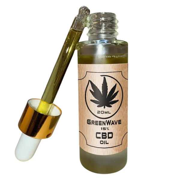 Комплекс для профілактики нервової системи Greenwave CBD + MST Oil 15% 20 ml