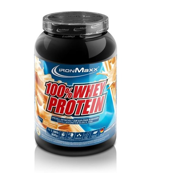 Протеїн IronMaxx 100% Whey Protein 900 g /18 servings/ Salted caramel