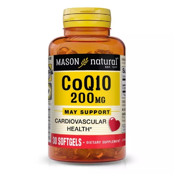 Коензим Mason Natural CO Q10 200 mg 30 Caps