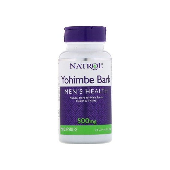 Йохімбе Natrol Yohimbe Bark 500 mg 90 Caps