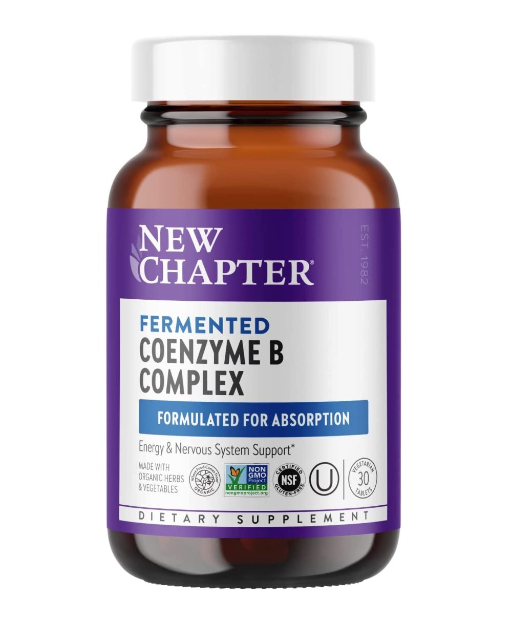 В комплекс New Chapter Fermented Coenzyme B Complex 30 Veg Tabs NC0350
