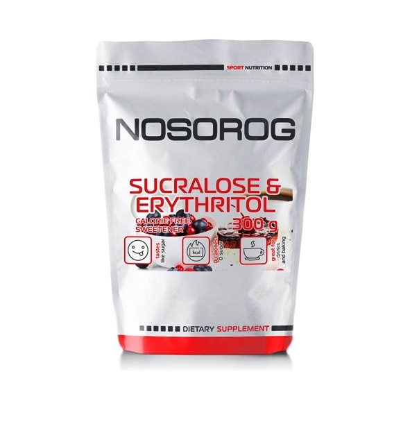 Замінник харчування Nosorog Nutrition Sucralose & Erythritol 300 g /150 servings/