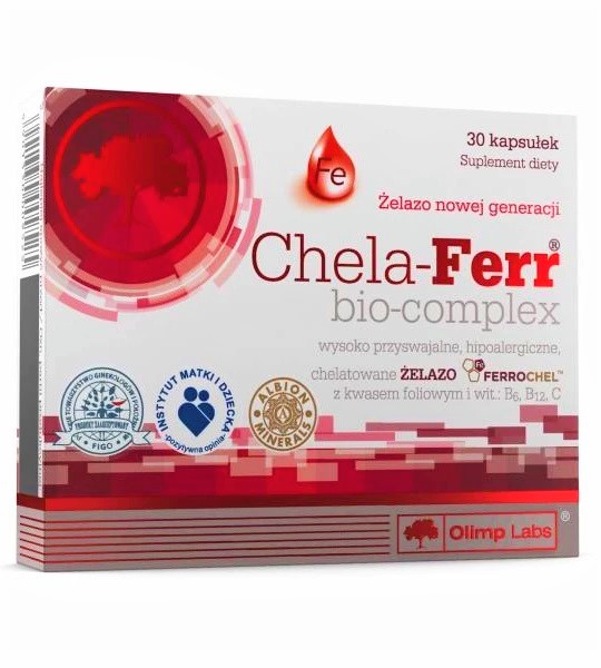Вітамінно-мінеральний комплекс для спорту Olimp Nutrition Chela-Ferr bio-complex 30 Caps