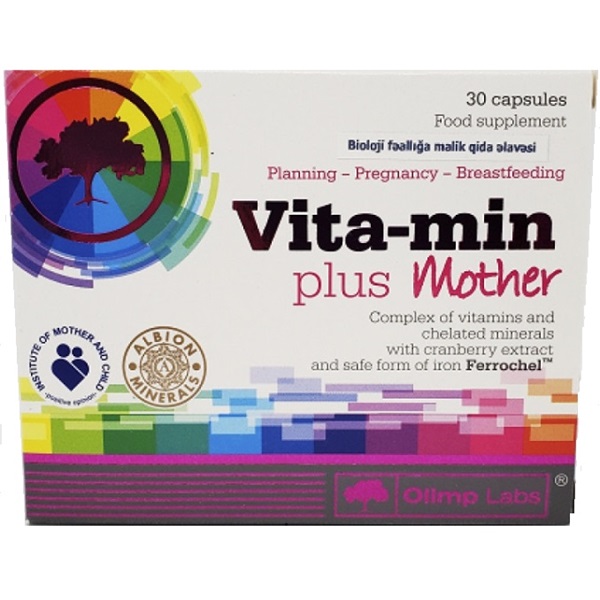 Вітамінно-мінеральний комплекс для спорту Olimp Nutrition Vita-Min Plus Mother 30 Caps