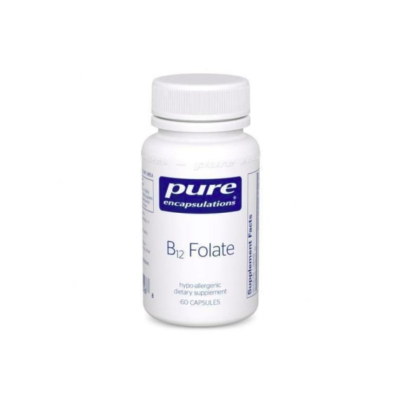 Вітамін В12 Pure Encapsulations B12 Folate 800 mcg 60 Caps