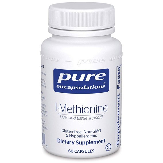 Метіонін Pure Encapsulations L-Methionine 60 Caps PE-00184
