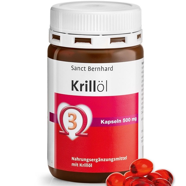 Олія кріля Sanct Bernhard Omega-3 (krill oil) 500 МГ (EPA 85 MG, DHA 40 MG) 90 Caps