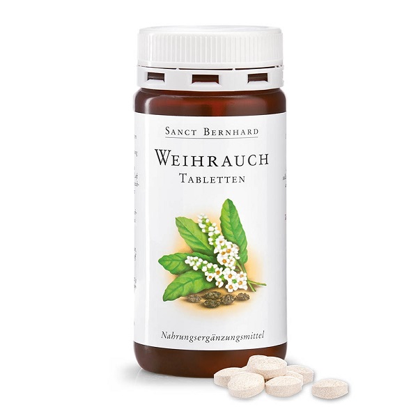 Екстракт босвелії Sanct Bernhard Weihrauch (Boswellia) 400 mg 180 Tabs