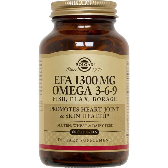 Омега 3-6-9 Solgar EFA Omega 3-6-9 1300 mg 60 Softgels