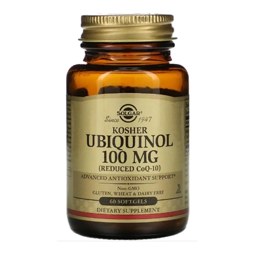 Коензим Solgar Ubiquinol Kosher 100 mg 60 Softgels
