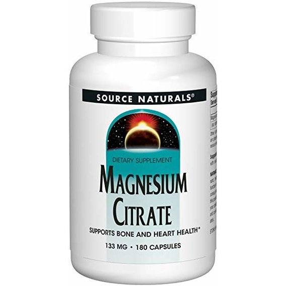 Мікроелемент Магній Source Naturals Magnesium Citrate 133 mg 180 Caps