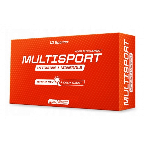 Вітамінно-мінеральний комплекс для спорту Sporter MultiSport Day/Night 60 Caps