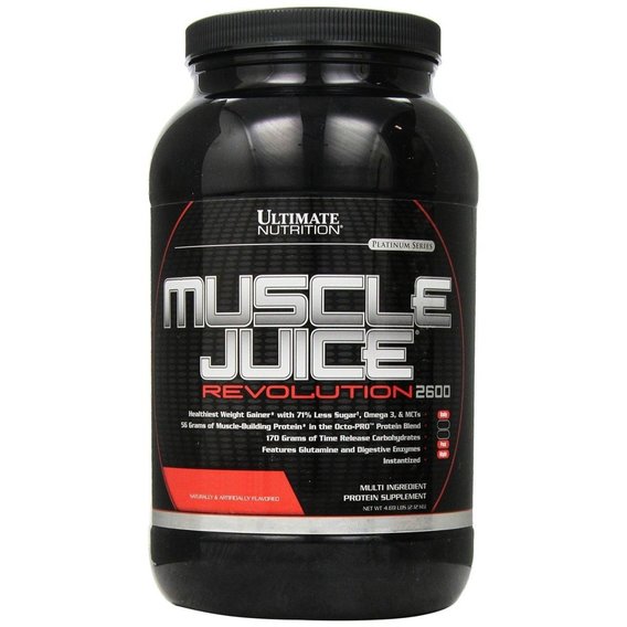 Гейнер Ultimate Nutrition Muscle Juice Revolution 2600 2120 g /8 servings/ Vanilla Cream