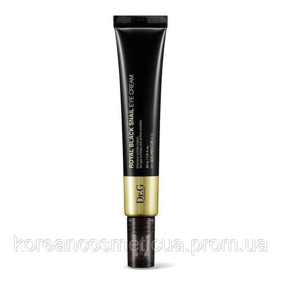 Омолоджуючий крем під очі з муцином равлика Royal Black Snail Eye Cream Dr. G 30ml