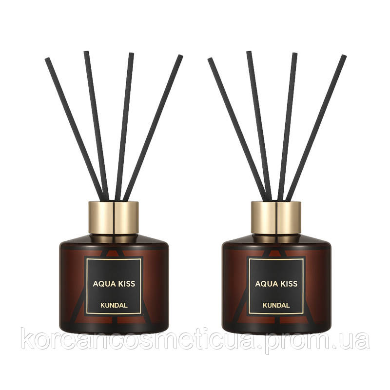 Аромадифузор для дому Поцілунок води Kundal Perfume Diffuser Aqua Kiss 200ml 2ea (набір 2шт)