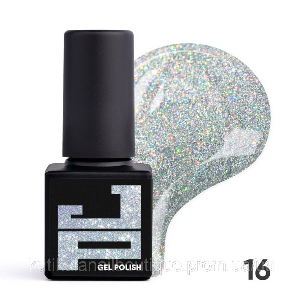 Гель-лак Jerden Proff 016 Holographic голографічний. 5 мл