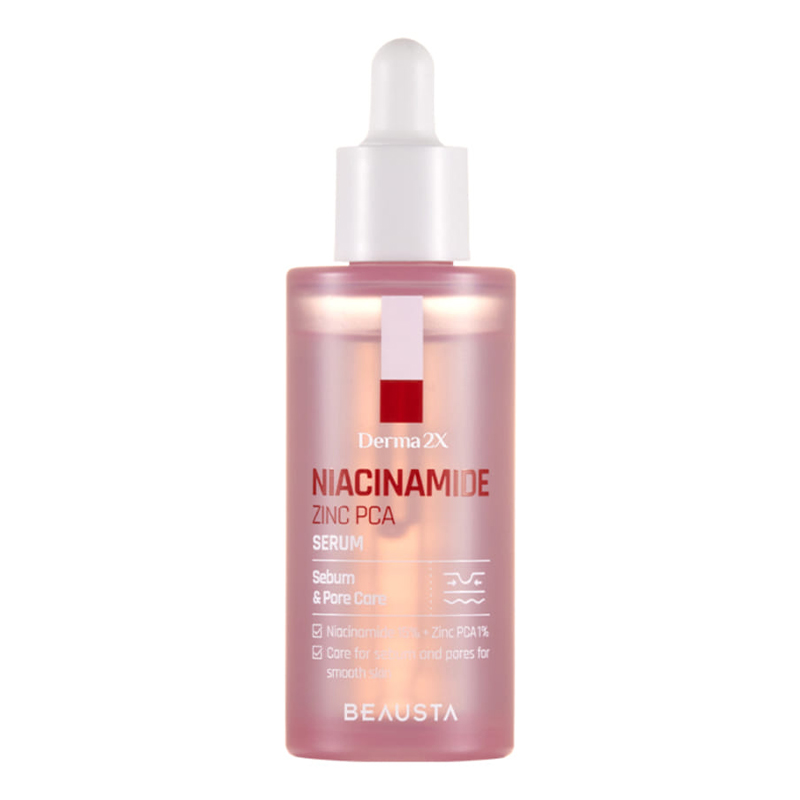 Сироватка для обличчя з ніацинамідом і цинком Derma2X Niacinamide Zinc PCA Serum BEAUSTA 50 мл
