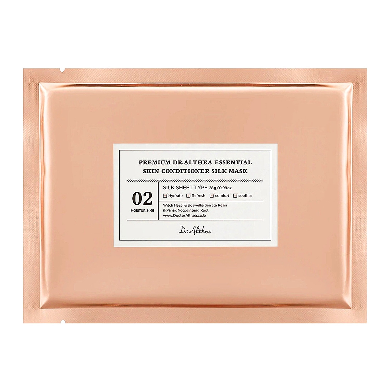 Тканинна маска для обличчя Premium Essential Skin Conditioner Silk Mask Dr. Althea 1 шт х 28 г