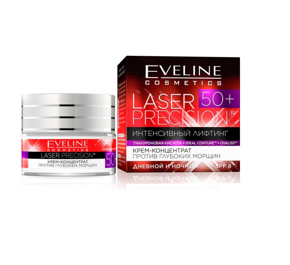 Крем-концентрат проти глибоких зморшок Laser Precision 50+ Eveline 50 мл