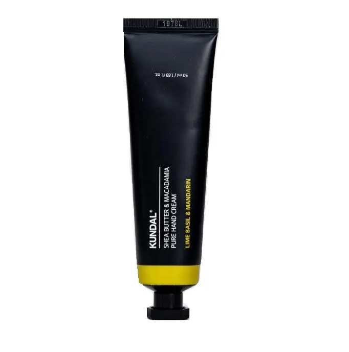 Крем для рук Shea Butter & Macadamia Pure Hand Cream Lime Basil & Mandarin Kundal 50 мл
