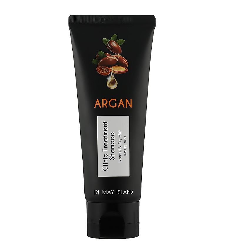 Живильний шампунь з аргановою олією та екстрактом ромашки ARGAN CLINIC TREATMENT SHAMPOO May Island 100 мл