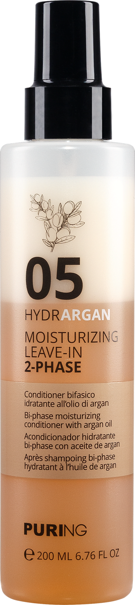 Двофазний кондиціонер з аргановою олією PURING 05 HYDRARGAN 200 мл