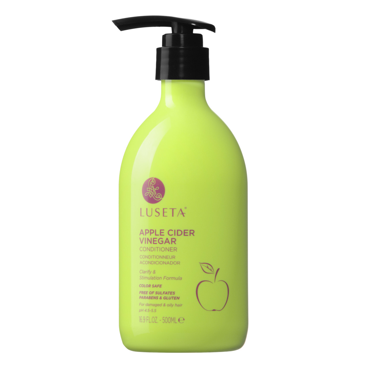 Кондиціонер для жирної шкіри голови Luseta Beauty Apple Cider Vinegar Conditioner, 500 мл