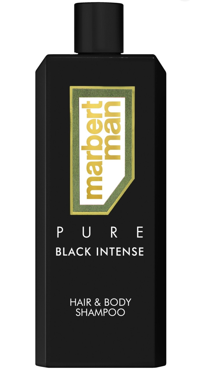 Шампунь для волосся та тіла Marbert Man Pure Black Intense Hair & Body Shampoo, 400мл