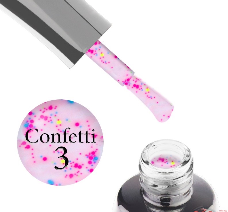 Гель-лак для нігтів Luxton Confetti №03 10 мл