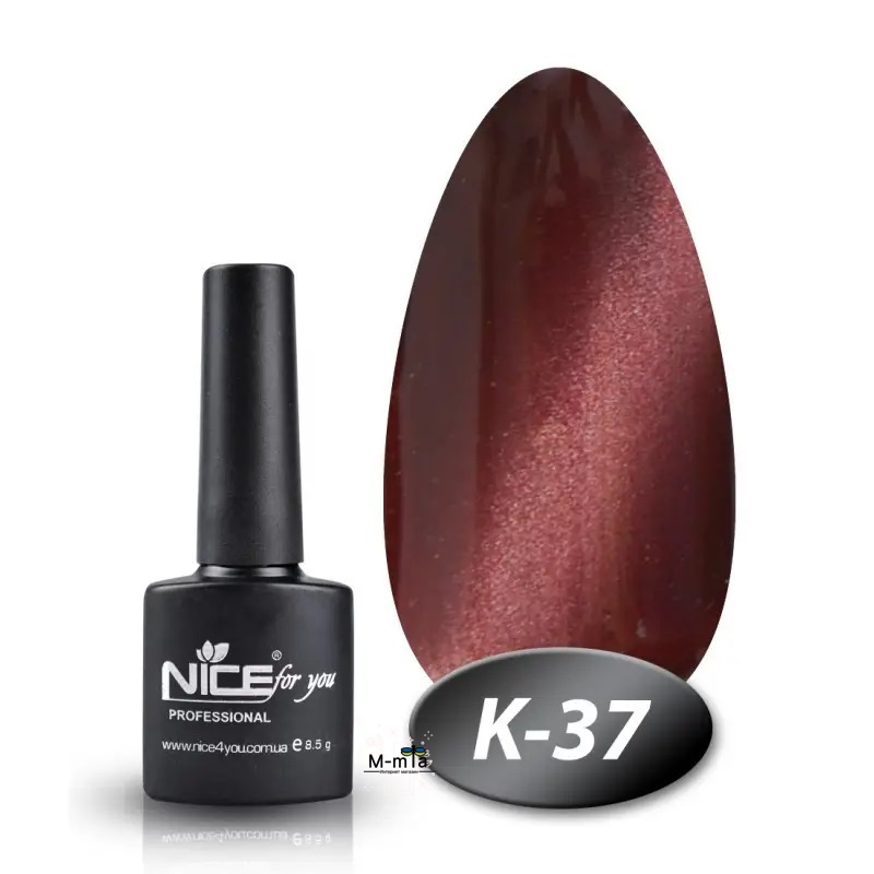 Гель лак Nice кошачий глаз К - 37