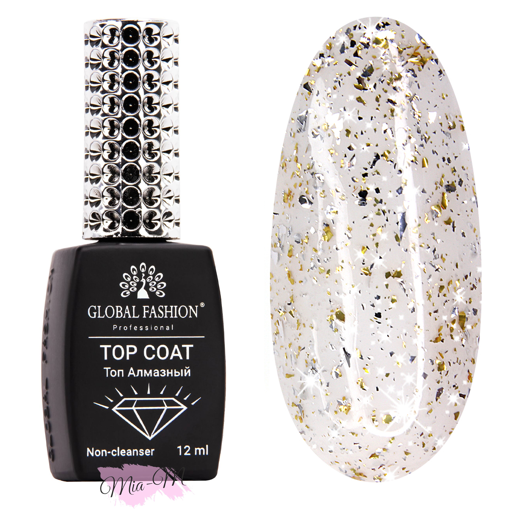 Топ с шиммером Global Fashion Silver&Gold, 12 мл