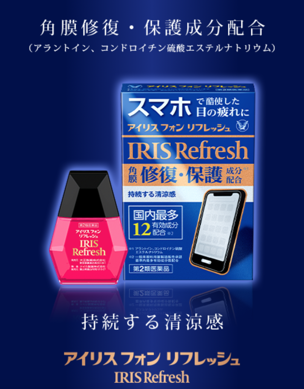 Краплі для очей за високої зорової напруги IRIS Refresh TAISHO, 12 ml