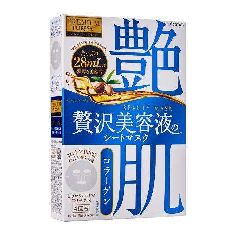 Маска з колагеном і маслом аргана Utena Premium Pursea Beauty Mask Collagen ( 4 шт.)