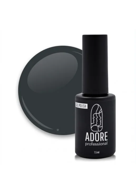 Гель-лак для нігтів графіт Adore Professional №226 - Graphite, 7.5 ml - фото 1