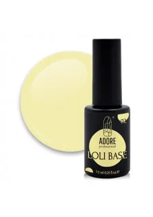 Купить Adore Professional Цветная база для гель-лака пастельно-желтая Loli Base №02 - Light, 7.5 ml выгодная цена