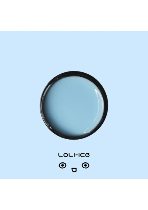 Кольорова база для гель-лаку ніжно-блакитна Loli Base №04 - Ice, 7.5 ml - фото 4