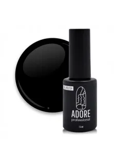 Гель-лак для нігтів чорний Adore Professional №101 - Blackjack, 7.5 ml в Україні