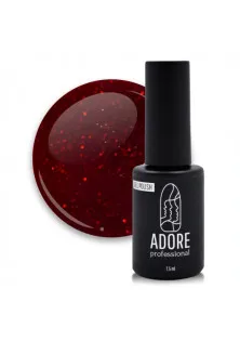 Гель-лак для ногтей темный красный с глитером Adore Professional №152 - Christmas, 7.5 ml в Украине