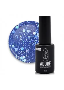 Гель-лак для ногтей голубой камень с глитером Adore Professional №195 - Moonstone, 7.5 ml в Украине