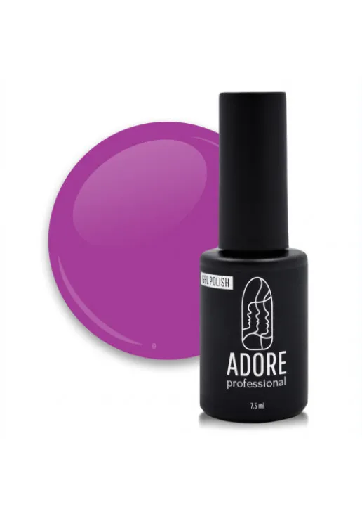 Гель-лак для нігтів яскрава фуксія Adore Professional №475 - Bloom, 7.5 ml - фото 1