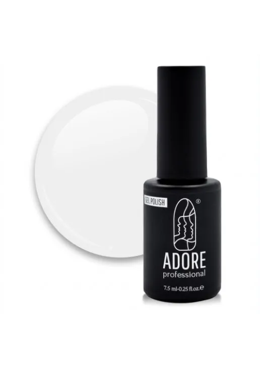 Гель-лак для нігтів світлий сірий Adore Professional P-09 - Soft Mist, 7.5 ml - фото 1