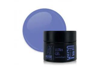 Купити  Кольоровий гель для нігтів глибокий фіолетовий Ultra Gel №02 - Ultramarine, 5 ml вигідна ціна