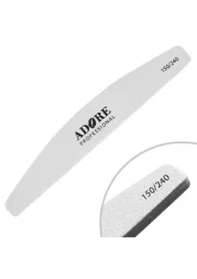 Купить Adore Professional Пилка для ногтей полукруг Semicircular Nail File 150/240 выгодная цена