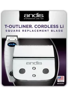 Ніж до тримера Cordless T-Outliner Li Replacement Square Blade за ціною 1230₴  у категорії Andis Країна виробництва США