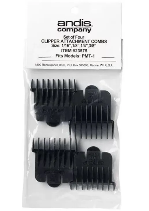 Комплект насадок на триммеры для стрижки Snap-On Blade Attachment Combs 4-Comb Set - фото 3