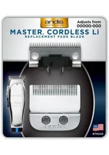 Фейдинговый нож к машинке для стрижки Master Cordless по цене 1755₴  в категории Техника для волос Страна ТМ США