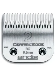 Ніж на машинку для стрижки Andis A5 Ceramic Edge №2 6,3 mm за ціною 2085₴  у категорії Техніка для волосся Вінниця