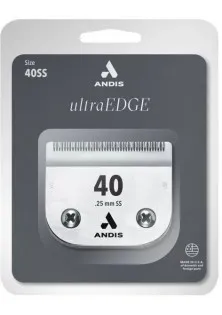 Ніж на машинку для стрижки Andis A5 Ultra Edge SS №40 0,25 mm за ціною 1565₴  у категорії Andis Об `єм 1 шт