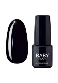 Купить Baby Moon Гель-лак глубокий черный эмаль Baby Moon Midnight №07, 6 ml выгодная цена